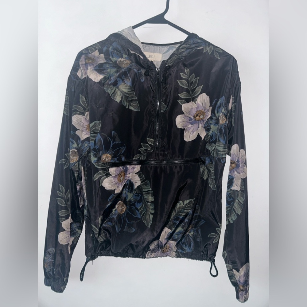Pink Floral Long Sleeve Relaxed Blouse